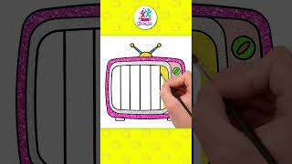 Impariamo a disegnare cortometraggi televisivi kidsdrawing chikiartitalian [upl. by Eniamraj480]