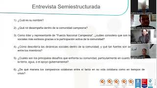 Entrevista Diagnóstico social y biocultural en la comunidad campesina [upl. by Abel725]