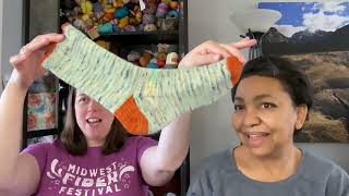 KnittinJenna and theCrazyCatLady Ep1 Hello How Ya Doin [upl. by Oneill228]