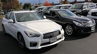 INFINITI G37 6MT Sedan Versus Q50 RED SPORT 400 [upl. by Nauqed]