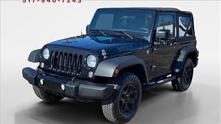 Used 2015 Jeep Wrangler Lansing MI 4L706V [upl. by Joshia]