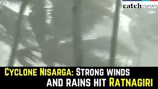 Cyclone Nisarga In Maharashtra Strong Winds And Rains Hit Ratnagiri  Latest News  Catch News [upl. by Mcgaw615]