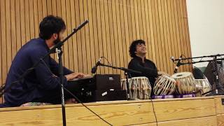 Aditya Kalyanpur Solo at Ustad Zakir Hussains workshop in California [upl. by Ertha]