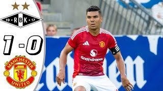 Rosenborg vs Manchester United 10 All Goals amp Highlights  2024 [upl. by Batruk]