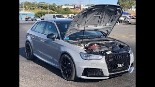 WORLDS FASTEST AUDI RS3 8V1 ETUNERS AUSTRALIA [upl. by Drahnreb]