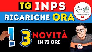 ULTIME 72 ORE❗ IMPORTANTE INPS ➡ 3 NOVITà  PAGAMENTI “TRIS” INIZIATI RDC ASSEGNO UNICO  4 SCADENZE [upl. by Sida]