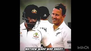 Neil wagner vs wade🔥🥵cricket jaishreeram omnamahshivaya jaihanuman mathewwade neilwagner [upl. by Bush38]