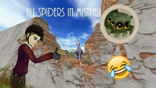 All Spiders in Mistfall  SSO [upl. by Otxis]