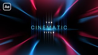 After Effects Tutorial  Cinematic Titles Animation in After Effects  Complete Tutorial [upl. by Eelrahs]