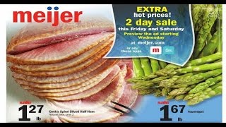 meijer weekly ad for this week for April 2017  weekly ads [upl. by Akaya]