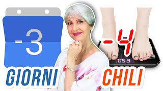 COME DIMAGRIRE VELOCEMENTE con la DIETA dei 3 GIORNI PERDI fino a 4 CHILI [upl. by Ntsyrk]