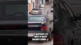 En Monterrey los niños ya nacen bailando cumbia monterrey cumbia barrio baile regio niños [upl. by Ecnadnac493]