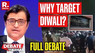 Debate With Arnab Why Target Diwali Celebrations Trending Debate [upl. by Nauaj]