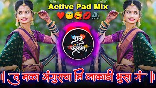 तू मळा अंगुराचा मी लाकडी भुसा ग  Tu Mala Anguracha Mi Lakdi Bhusa G Banjo Pad Mix Dj Raju Devkatte [upl. by Connor]