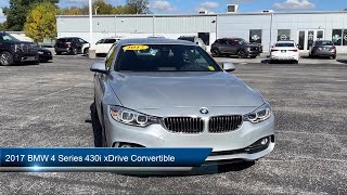 2017 BMW 4 Series 430i xDrive Convertible Findlay Tiffin Bowling green Ottawa and Kenton [upl. by Socin]