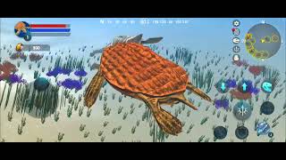 today playing archelon simlator and i kill leedsiethyes and plesiosaures [upl. by Zubkoff]