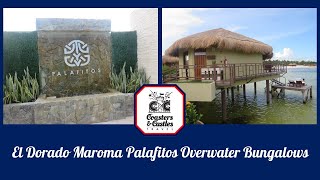 El Dorado Maroma Palafitos Overwater Bungalows  Room Tour [upl. by Eyla]