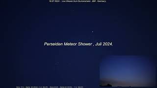 Perseiden Meteor Shower Juli 2024 [upl. by Seka]