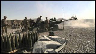 M777A2 Howitzer  Artillery Support in Afghanistan [upl. by Jeffy]