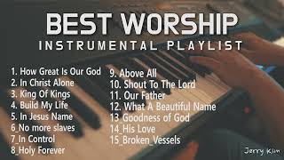 10시간 Best Christian Songs 2023 Worship Instrumental Music Playlist  잔잔한 피아노 찬양 연주 모음  기도음악 [upl. by Monda]