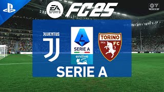 FC 25  Juventus vs Torino  Serie A 2425  PS5 Full Match [upl. by Darrick]