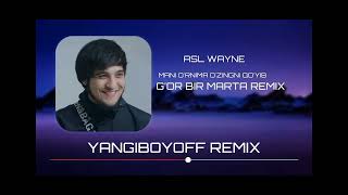 ASL WAYNE MANI ORNIMA OZINGNI QOYIB GOR BIR MARTA REMIX [upl. by Nylzor]