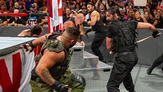 The Shield fight the entire roster Raw Sept 10 2018 [upl. by Azmah660]