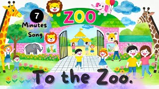 To The Zoo  Sing amp Learn Zoo Animals song for kids  BooBooABC  learninganimals zooanimalssong [upl. by Manno163]