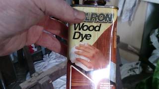 colron mahogany wood dye demo [upl. by Beard]