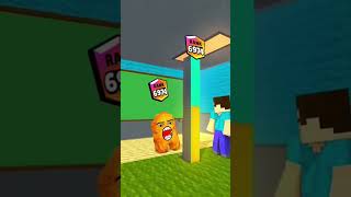 Help the nugget to be rank 7000 nuggets minecraft minecraftshorts minecraftmemes brainrot [upl. by Yzus]