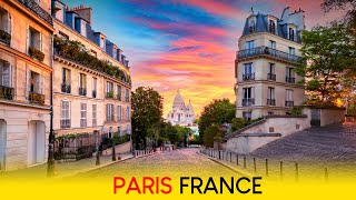 Whats Hiding in Montmartre Paris France That Tourists Dont Know Walking Tour 4K [upl. by Eibbob]