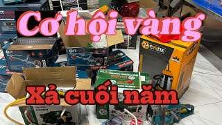 Cơ hội vàng xả thanh lý máy hút bụi 20l 30l và máy rửa xe máy phát cỏ máy cưa xăng [upl. by Akerdna]