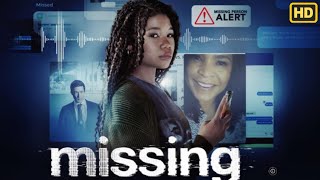 Missing 2023 Movie  Storm Reid Joaquim de Almeida  Reviews And Facts Information [upl. by Hnahk]