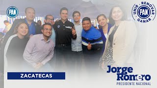 En Zacatecas vamos a UnirRenovarGanar  Jorge Romero [upl. by Fruma]