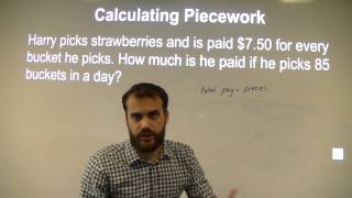 Getting paid 8 piecework part 1 [upl. by Hofmann942]