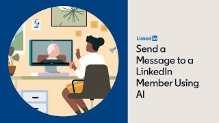 Send Message to LinkedIn member using AI [upl. by Ciardap123]