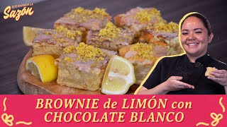 Sencilla receta de Lemonies o brownies de limón  Cocina Delirante [upl. by Maddock640]