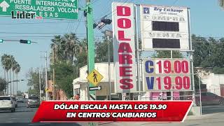 Dólar escala hasta los 19 90 en centros cambiarios [upl. by Dyrrej]