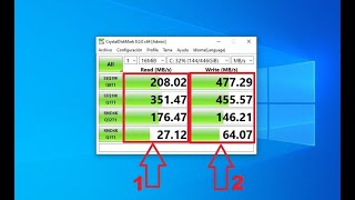 💾🚀 HACER un TEST de VELOCIDAD de LECTURA y ESCRITURA de un DISCO DURO o SSD con CRYSTALDISKMARK [upl. by Nim]