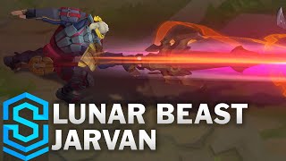 Lunar Beast Jarvan Skin Spotlight  PreRelease  League of Legends [upl. by Enier]