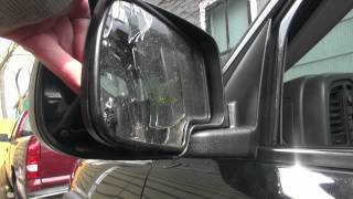 How To Replace The Side Mirror Glass on a 2003 Suburban [upl. by Arretnahs]