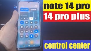 How to change control center in Redmi Note 14 PRO  Hhange control center in Redmi note 14 pro plus [upl. by Alsi]