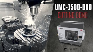 UMC1500DUO Cutting Demo  Haas Automation Inc [upl. by Bowen247]