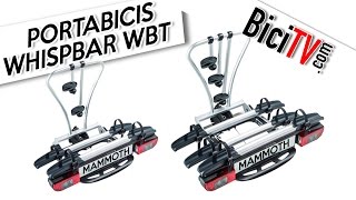 El mejor portabicicletas para bola de remolque Whispbar WBT [upl. by Ahtabbat]