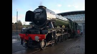 FLYING SCOTSMAN No 60103 LOCOMOTION MUSEUM SHILDON 16th DECEMBER 2023 [upl. by Soisinoid]