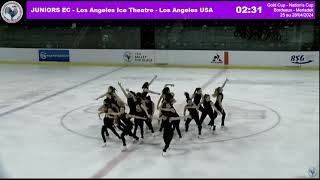 20240427 Los Angeles Theater on Ice CE Short Nations Gold Cup Bordeaux France [upl. by Atterbury]