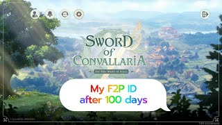 Sword of Convallaria  My F2P ID after 100 days [upl. by Caves]