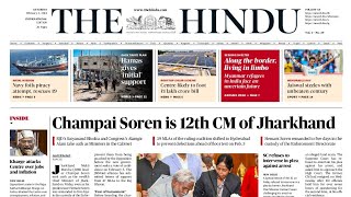 3 February 2024  The Hindu Newspaper Analysis  Current Affairs 2024 UPSC IAS Todays The Hindu [upl. by Barrus]