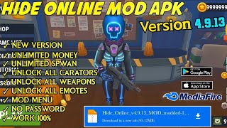 Hide Online 4913 Latest Version Mod Menu [upl. by Myrwyn]