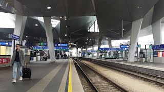 🇦🇹 Viedeň Hlavná stanica prechádzkaWien HauptbahnhofVienna Central Station walkthrough [upl. by Hillyer]